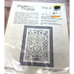RARE Cross Stitch Pattern By Papillon Creations